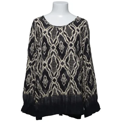 Blouse (Noir, Beige) de Marta Viscose