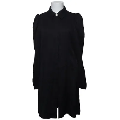 Shirt dress (Black) from Rue de Femme Cotton, Lyocell
