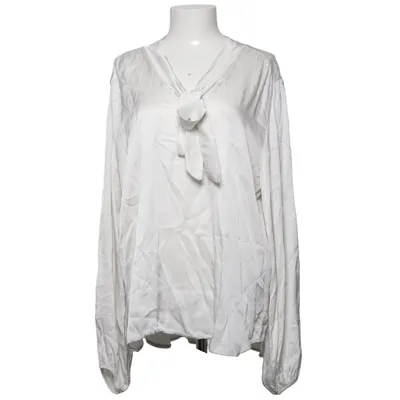 Pussy bow blouse (White) from Haust Viscose