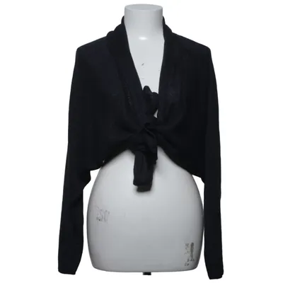 Wrap cardigan (Black) from Rabalder Linen, Viscose