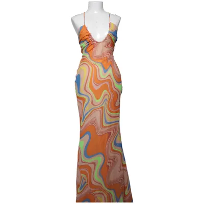 Långklänning (Orange, Flerfärgad) från ASOS Design Polyester