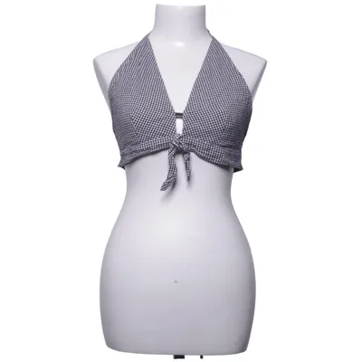 Halterneck top (Sort, Hvid) fra Bay Bomuld