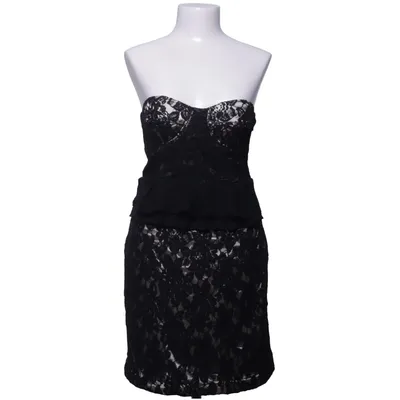 Cocktailjurk (Zwart, Beige) van Oneness Katoen, Elastaan, Polyester