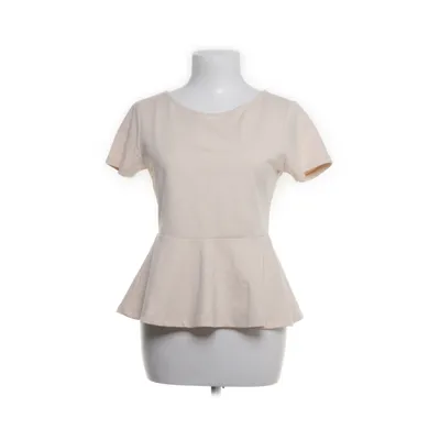 Peplumtopp (Beige) från VILA Clothes Elastan, Polyester, Viskos