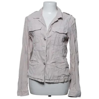 Veste (Beige) de Raoer Coton, Lin