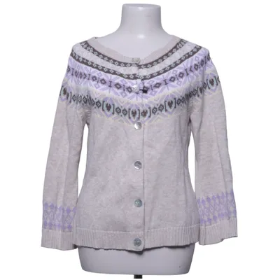 Cardigan (Beige, Lilla, Flerfarvet) fra Jumperfabriken Bomuld