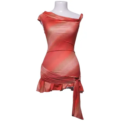 Top (Red, Orange) from Tiger Mist Elastane, Polyester