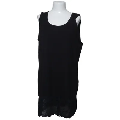 Tank­top (Schwarz) von Basic You Elasthan, Bio-Baumwolle