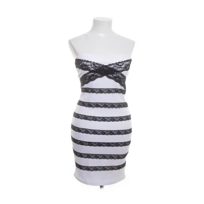 Kjole (Sort, Hvid) fra Tally Weijl Polyester, Elastan