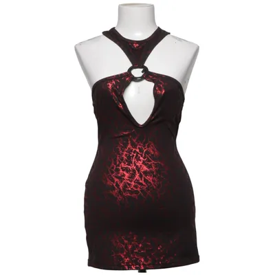 Kjole (Sort, Rød) fra Cottelli Collection Elastan, Polyester