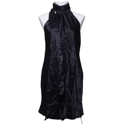 Halterneckklänning (Svart) från Topshop Polyester, Viskos