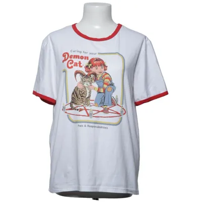 T-shirt (Wit, Rood) van Hillbilly