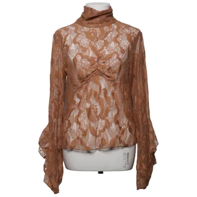 Blouse (Marron) de H&M Edition Coton, Polyamide