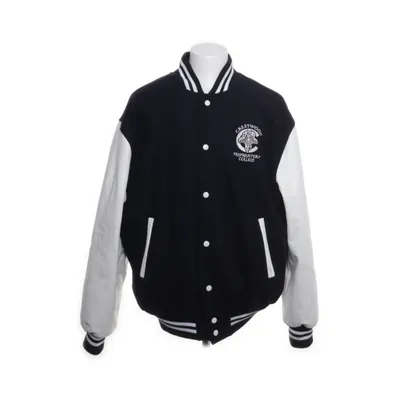 Bomber jacket (Blue, Multicolored) from Canada Nylon, Polyester, Leather