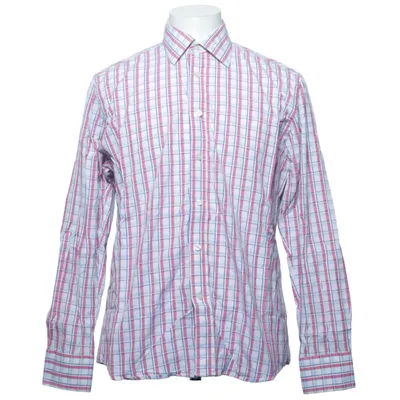 Skjorta (Vit, Röd, Blå) från Parker Bomull