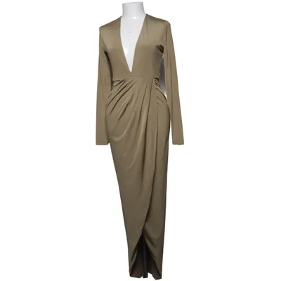 Abendkleid (Beige) von Rare London Elasthan, Polyester