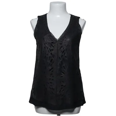 Top (Black) from Mirelle Design Cotton, Elastane, Leather, Polyester