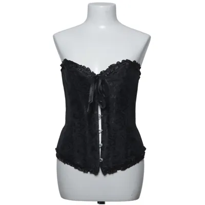 Korset (Zwart) van Chilirose Katoen, Elastaan, Polyester