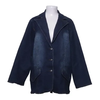 Veste en jean (Bleu) de Plus Free Form Coton, Élasthane