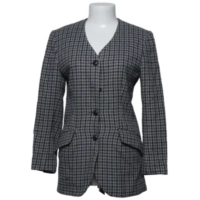 Blazer (Gray, Black) from Woman Collection Acetate, Acrylic, Polyester