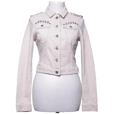 Denim jacket (Beige) from Superstar Cotton, Elastane