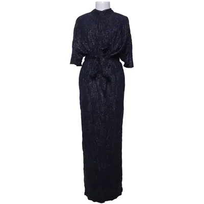 Robe de soirée (Bleu) de Ganni Fibre métallique, Viscose