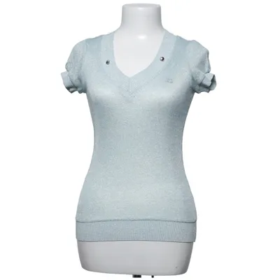 Top (Blue) from Roccobarocco Metallic fiber, Viscose