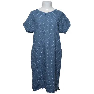 Dress (Blue, White) from Dalia Linen