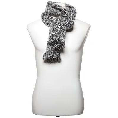 Sjaal (Zwart, Wit) van Woolmark