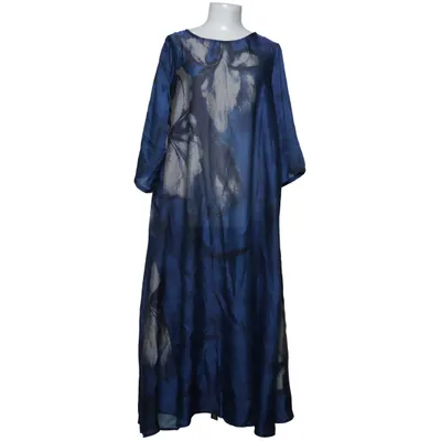Robe longue (Bleu, Gris) de Buykud Polyester, Tencel