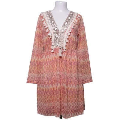 Klänning (Rosa, Gul, Flerfärgad) från Azara Paris Metallfiber, Polyester