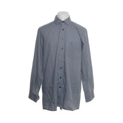 Shirt (Blauw, Meerkleurig) van Olymp Katoen