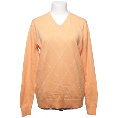 Pullover (Orange, Vit) från One Way Bomull