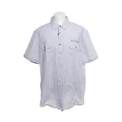 Chemise à manches courtes (Blanc, Bleu) de Atlas for Men Coton