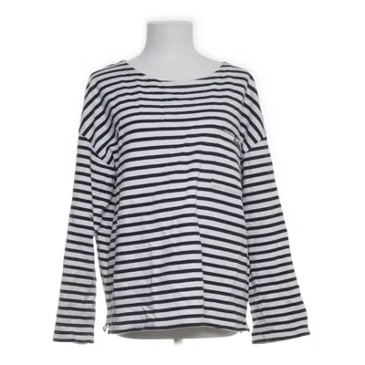 Long sleeve T-shirt (White, Blue) from Barbour Cotton