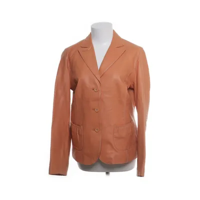 Læderjakke (Orange) fra Steffen Schraut Læder, Polyester
