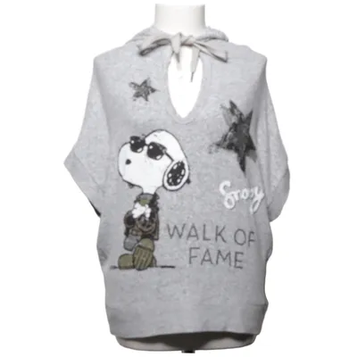 Kortärmad huvtröja (Grå) från Princess Goes Hollywood Elastan, Polyester, Viskos