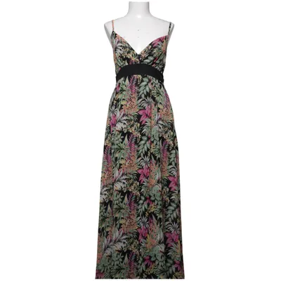 Maxi dress (Black, Multicolored) from Iska Polyester