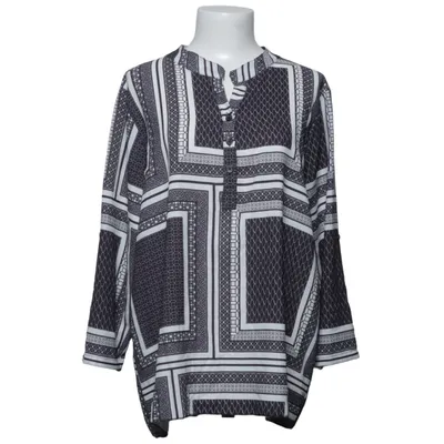 Blouse (Black, White) from Lacony Polyester