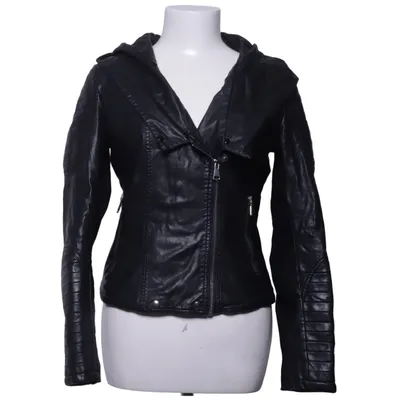 Bikerjacka (Svart) från Bludeise Polyester, Polyuretan