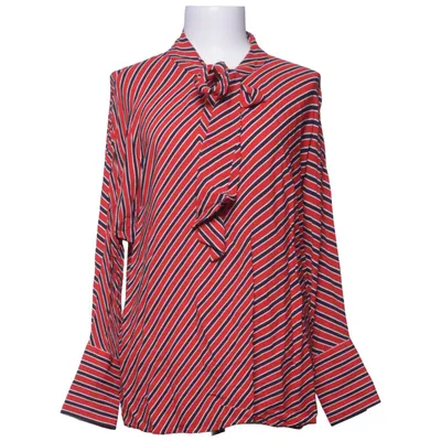 Blus (Röd, Blå, Vit) från Jake*s Collection Viskos