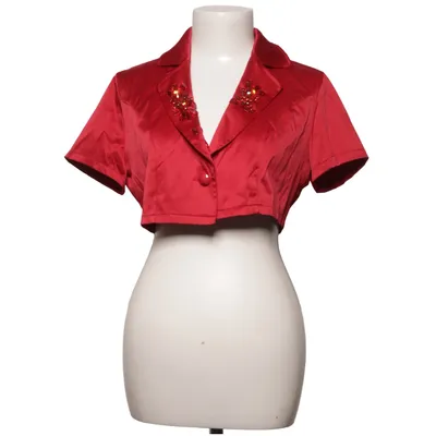 Bolero (Röd) från Fionella Bomull, Elastan, Polyester
