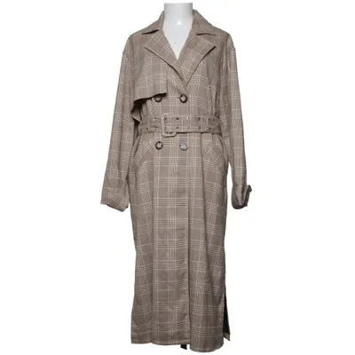 Trench coat (Beige, Black) from Collection Pimkie Elastane, Polyester, Viscose