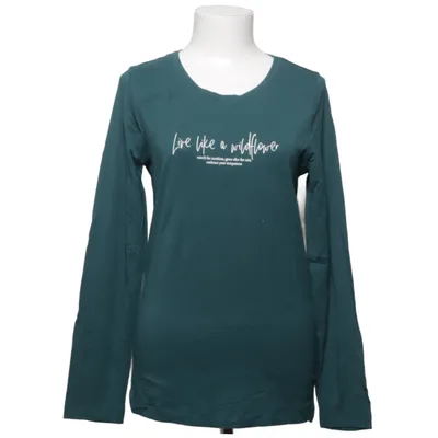 Langærmet t-shirt (Grøn) fra Vivance Dreams Bomuld, Viscose