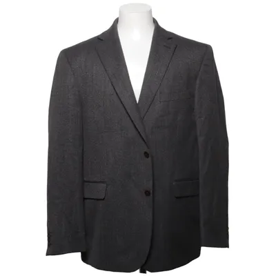 Kavaj (Grå) från Dressmann Bomull, Polyester, Ull