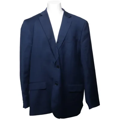 Kavaj (Blå) från Dressmann Elastan, Polyester, Viskos, Ull