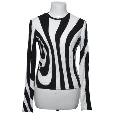Lange mouwen shirt (Zwart, Wit) van Tory Burch Viscose