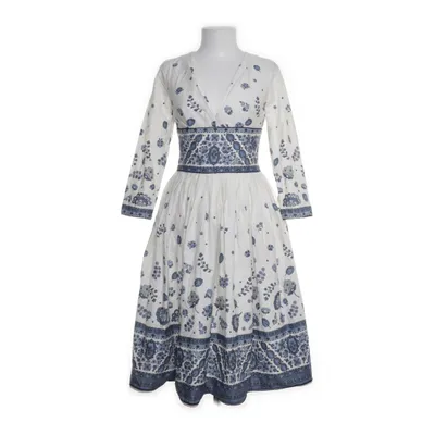Dress (White, Blue) from Lena Hoschek Cotton, Elastane