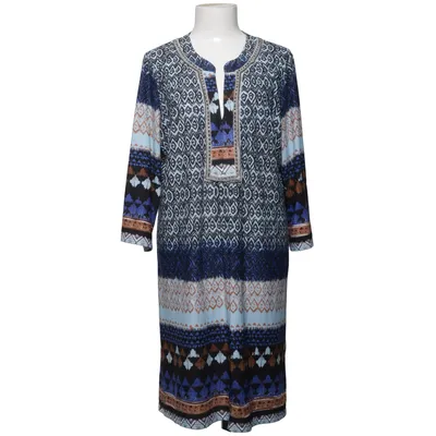 Dress (Blue, Black, Brown, Multicolored) from Ilse Jacobsen Elastane, Polyester