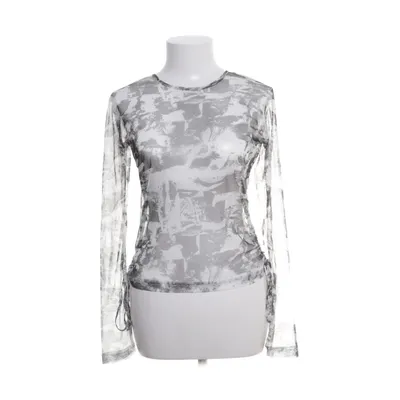Top (Gray, White) from Heartbreaker Polyester